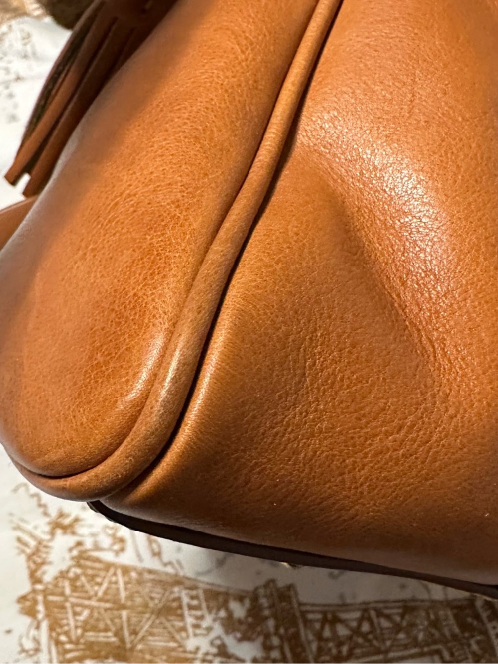 Dooney & Bourke Large Domed Leather Satchel - Picture 5 of 16